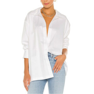 Norma Kamali 'Boyfriend' Shirt Size S